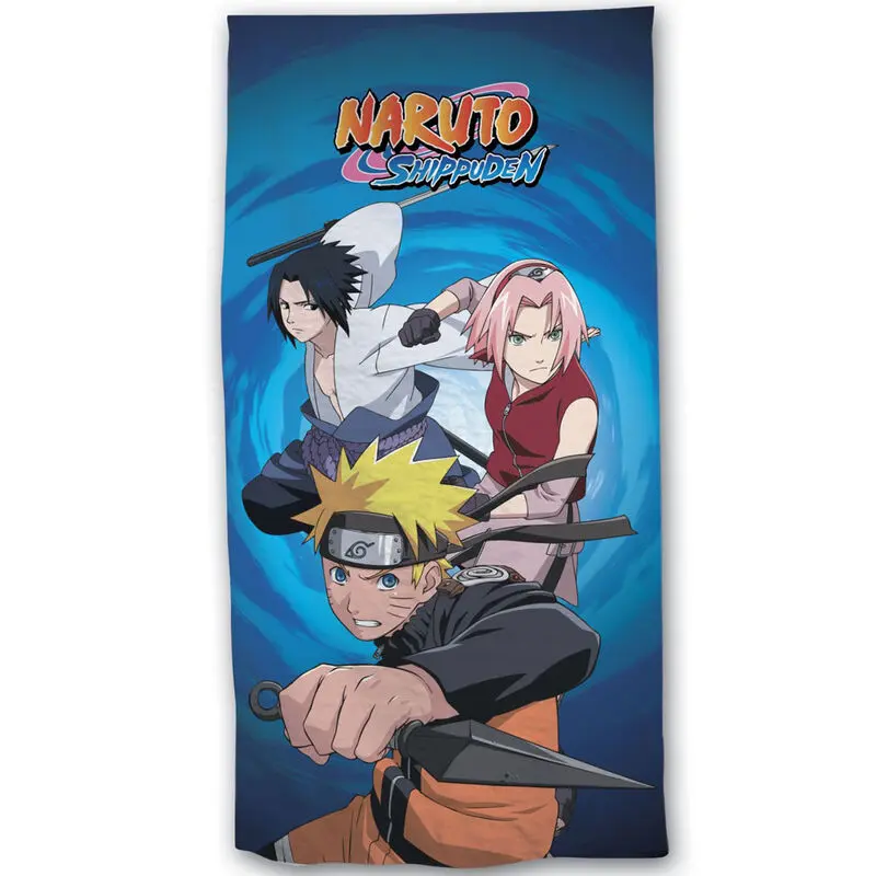 Naruto Shippuden prosop de plajă din microfibră poza produsului