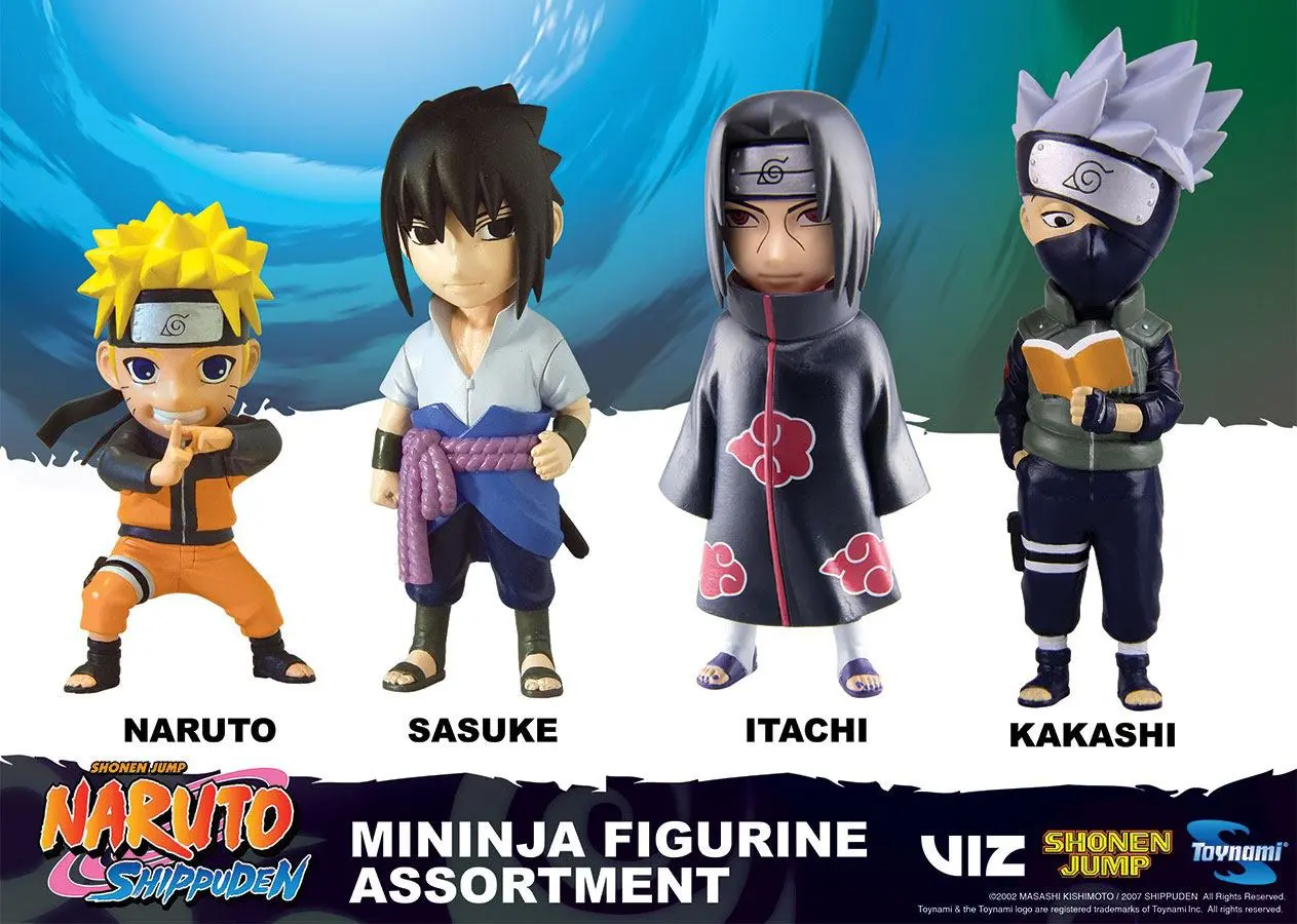 Naruto Shippuden Mininja Mini Figura Itachi 8 cm poza produsului