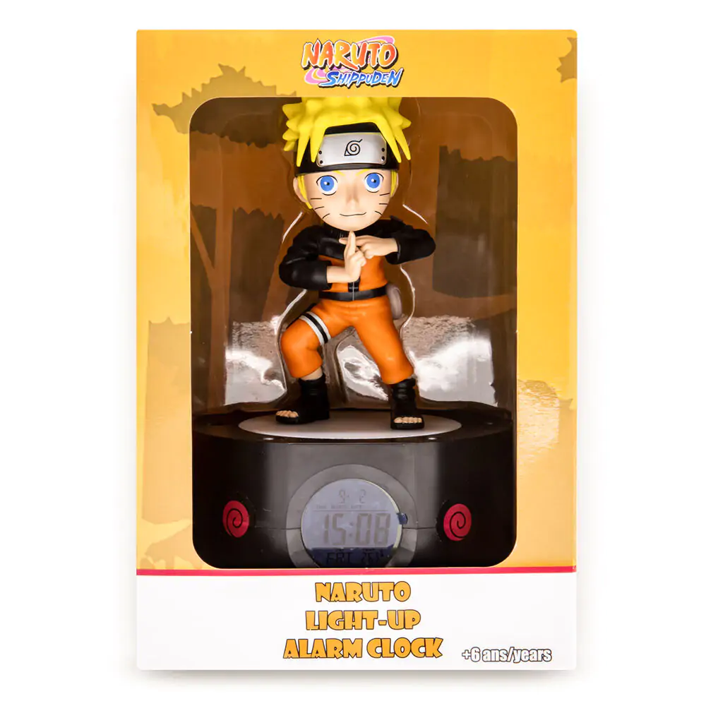 Ceas deșteptător Naruto Shippuden cu lumină Naruto 18 cm poza produsului