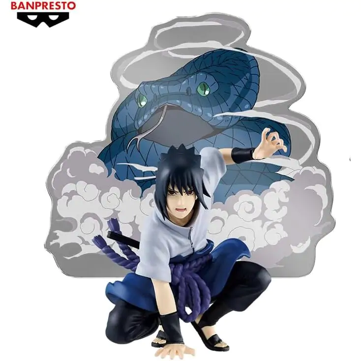 Figurină specială Naruto Shippuden Panel Spectacle Sasuke Uchiha 9cm poza produsului