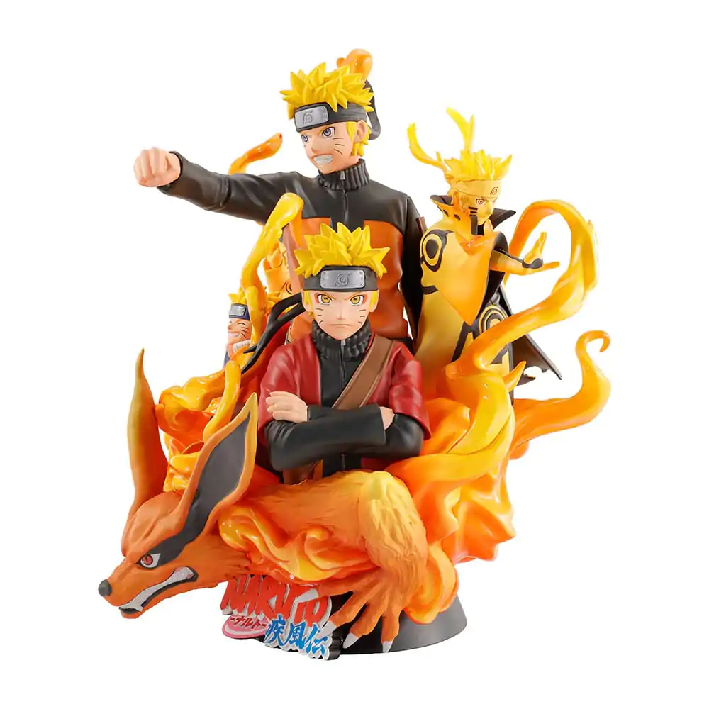 Naruto Shippuden Petitrama DX Statuetă Mini PVC Naruto 01 15 cm poza produsului