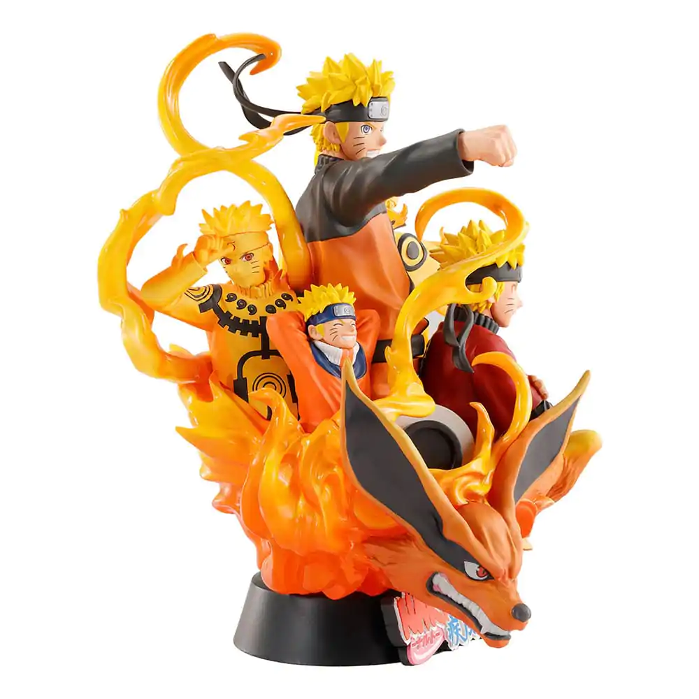 Naruto Shippuden Petitrama DX Statuetă Mini PVC Naruto 01 15 cm poza produsului