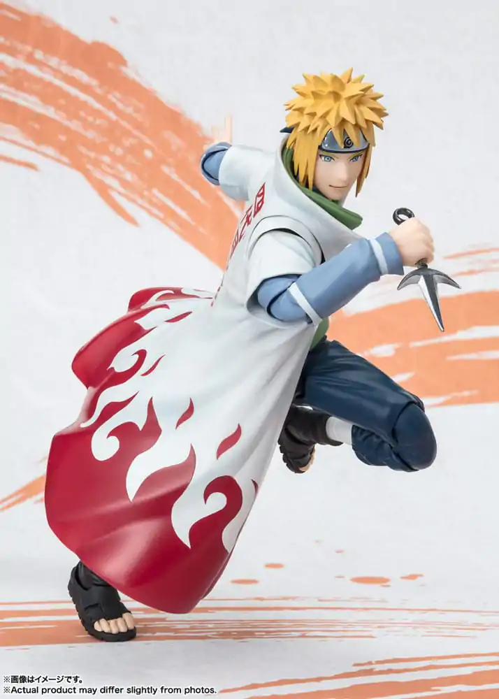 Naruto Shippuden S.H.Figuarts Figurina de Acțiune Minato Namikaze NarutoP99 Edition 16 cm poza produsului