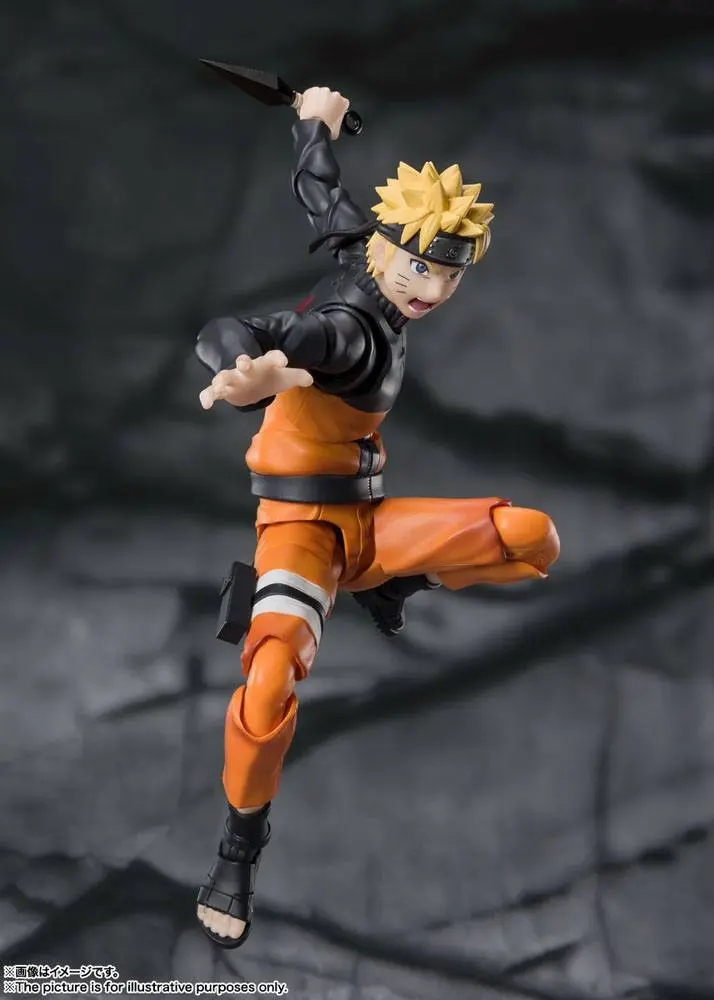 Figurină de acțiune Naruto Shippuden S.H. Figuarts Naruto Uzumaki -The Jinchuuriki entrusted with Hope- 14 cm poza produsului