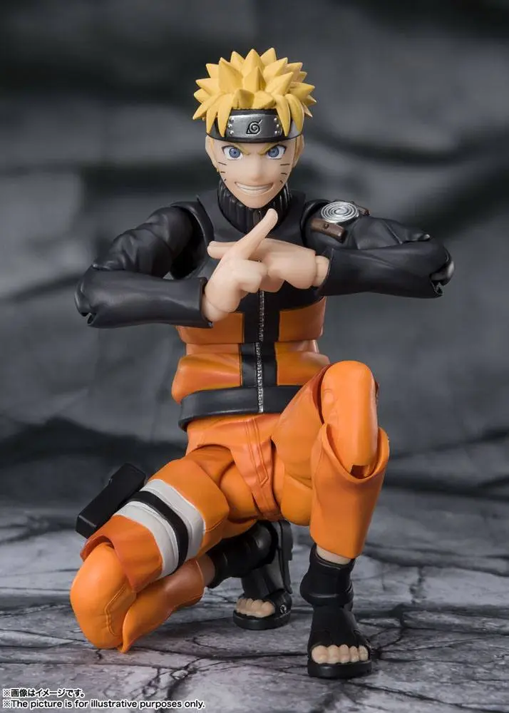 Figurină de acțiune Naruto Shippuden S.H. Figuarts Naruto Uzumaki -The Jinchuuriki entrusted with Hope- 14 cm poza produsului