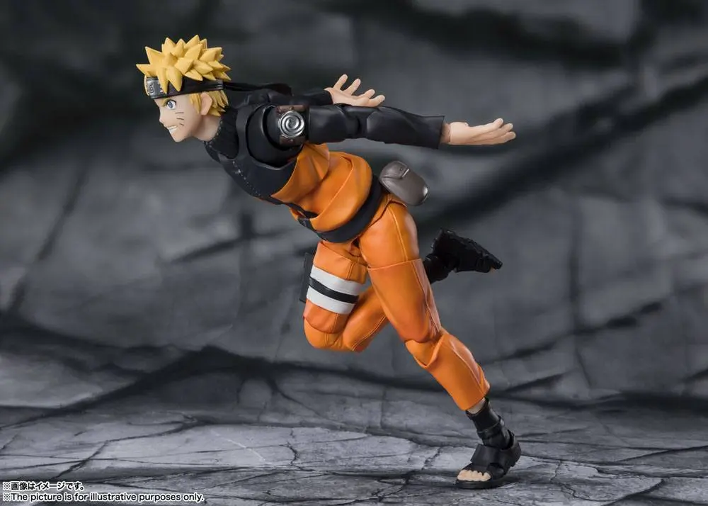 Figurină de acțiune Naruto Shippuden S.H. Figuarts Naruto Uzumaki -The Jinchuuriki entrusted with Hope- 14 cm poza produsului