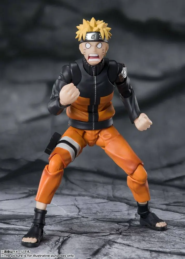 Figurină de acțiune Naruto Shippuden S.H. Figuarts Naruto Uzumaki -The Jinchuuriki entrusted with Hope- 14 cm poza produsului