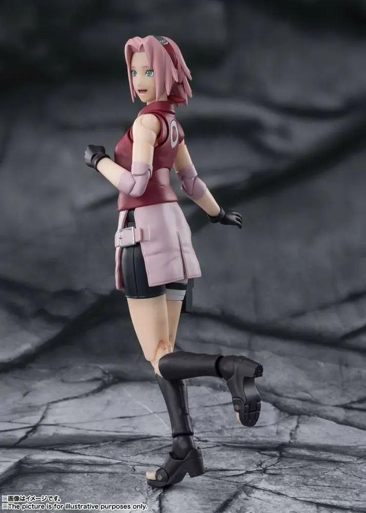 Figurină de acțiune S.H. Figuarts Sakura Haruno -Moștenitoarea voinței indomabile a lui Tsunade- 14 cm poza produsului