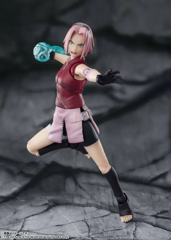 Figurină de acțiune S.H. Figuarts Sakura Haruno -Moștenitoarea voinței indomabile a lui Tsunade- 14 cm poza produsului