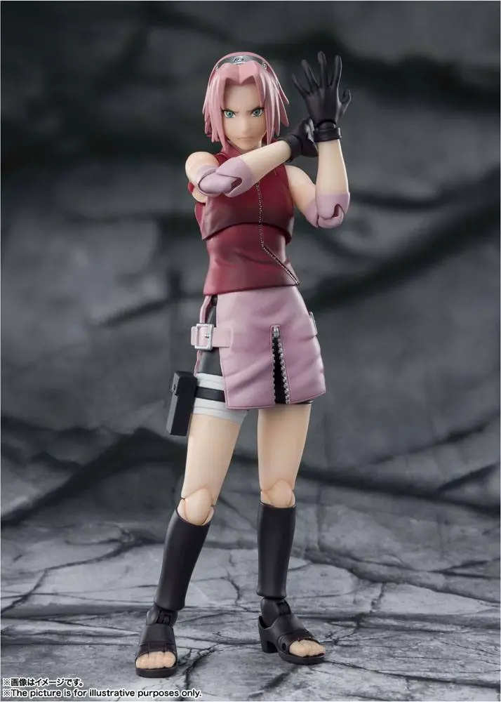 Figurină de acțiune S.H. Figuarts Sakura Haruno -Moștenitoarea voinței indomabile a lui Tsunade- 14 cm poza produsului