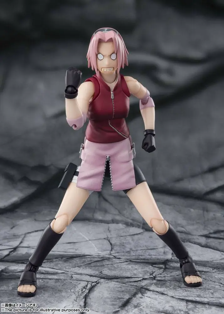 Figurină de acțiune S.H. Figuarts Sakura Haruno -Moștenitoarea voinței indomabile a lui Tsunade- 14 cm poza produsului
