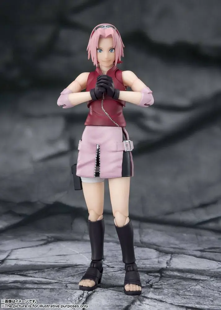 Figurină de acțiune S.H. Figuarts Sakura Haruno -Moștenitoarea voinței indomabile a lui Tsunade- 14 cm poza produsului