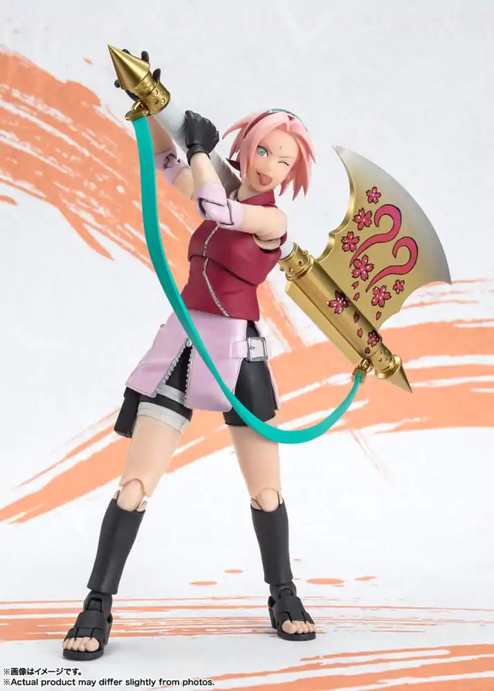 Figurină de acțiune Naruto Shippuden S.H. Figuarts Sakura Haruno Naruto OP99 Edition 14 cm poza produsului