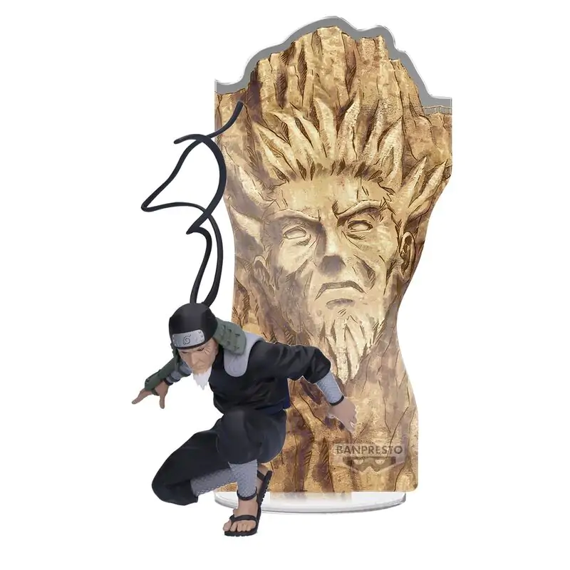 Naruto Shippuden Sarutobi Hiruzen Panel Figurina spectabilă 18cm poza produsului