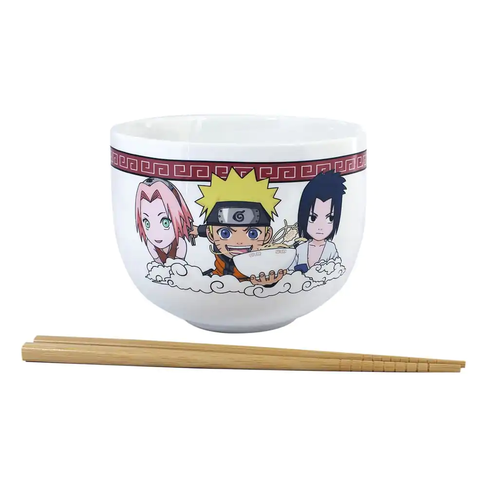 Bol de ramen Naruto Shippuden cu bețișoare Team Seven 414 ml poza produsului