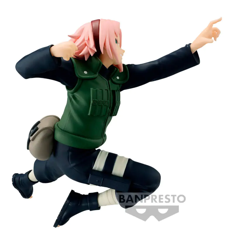 figurina Naruto Shippuden Vibration Stars Haruno Sakura II 14cm poza produsului