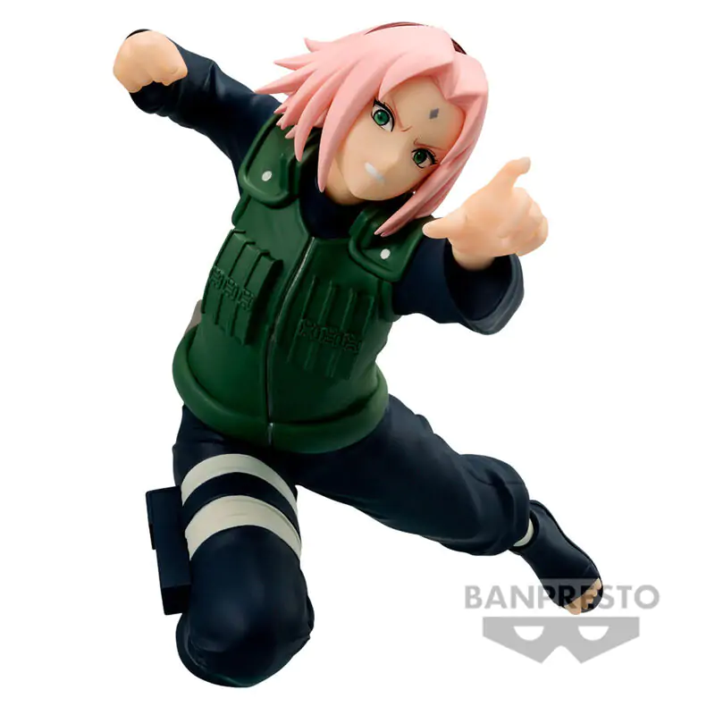 figurina Naruto Shippuden Vibration Stars Haruno Sakura II 14cm poza produsului