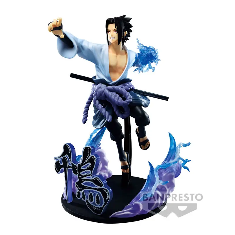 Naruto Shippuden Vibration Stars Sasuke Uchiha Special figurină 20cm poza produsului