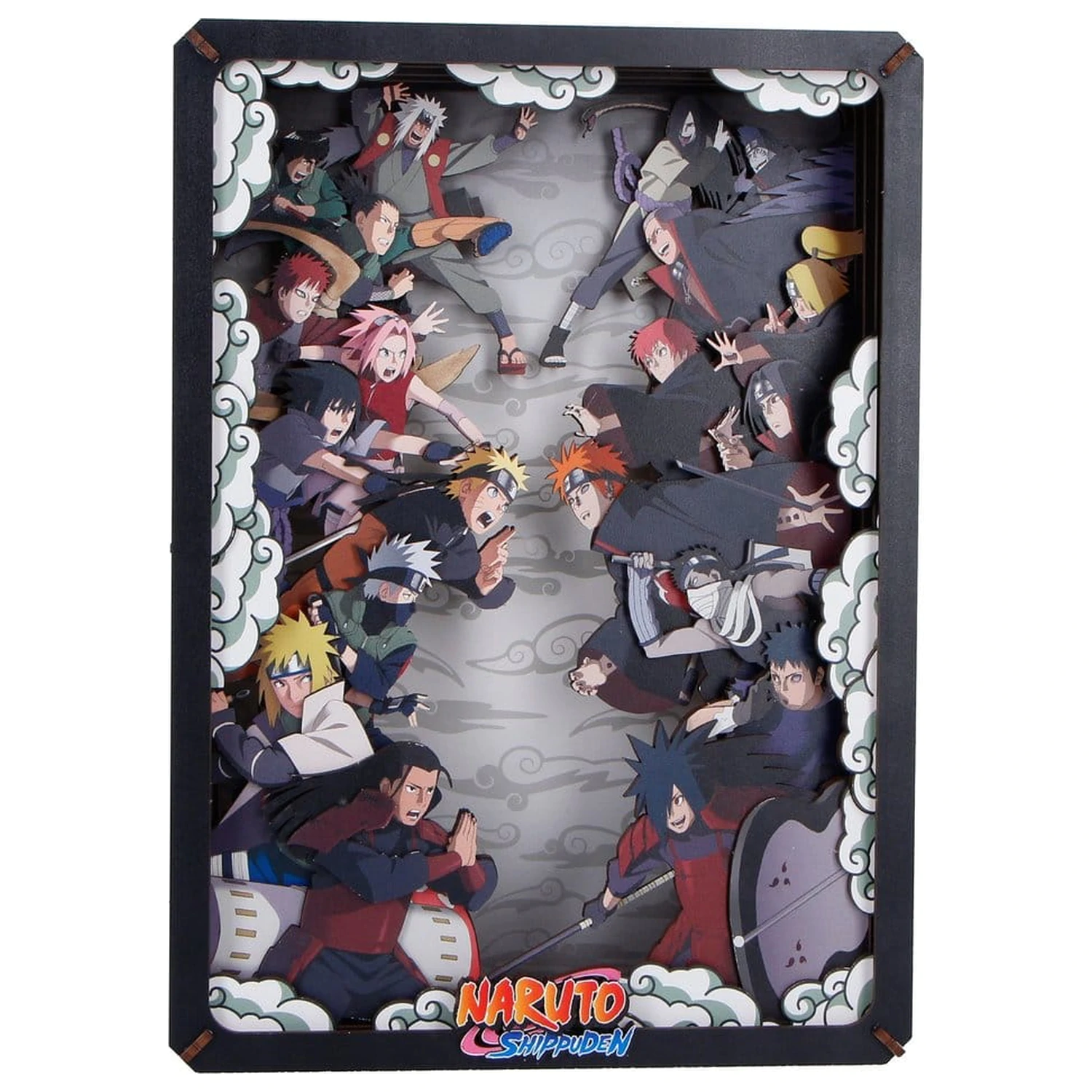 Naruto Model Kit Teatru din Lemn Combat (Mare) 26 cm poza produsului