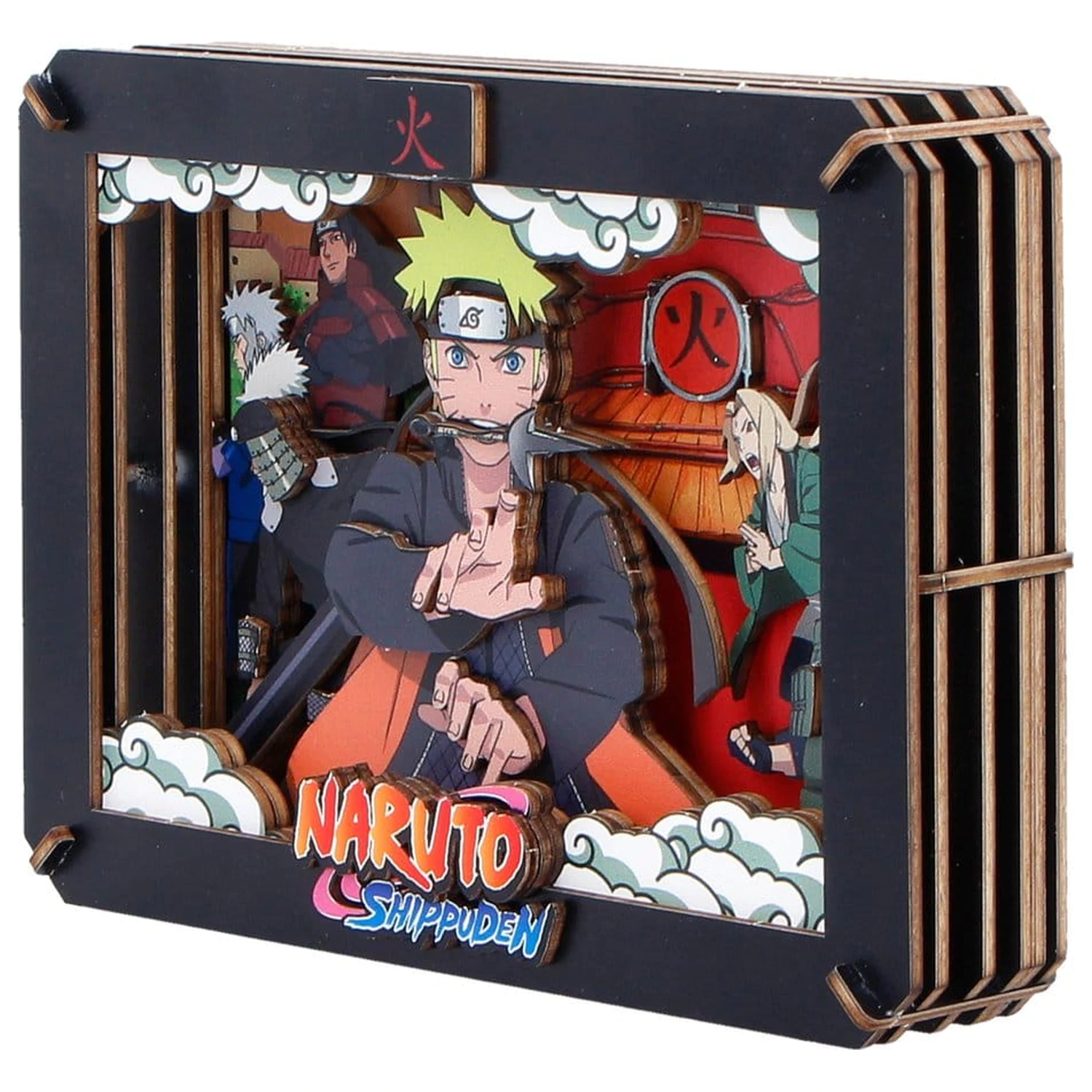 Naruto Model Kit Wooden Theatre Hokage (Medium) 10 cm poza produsului