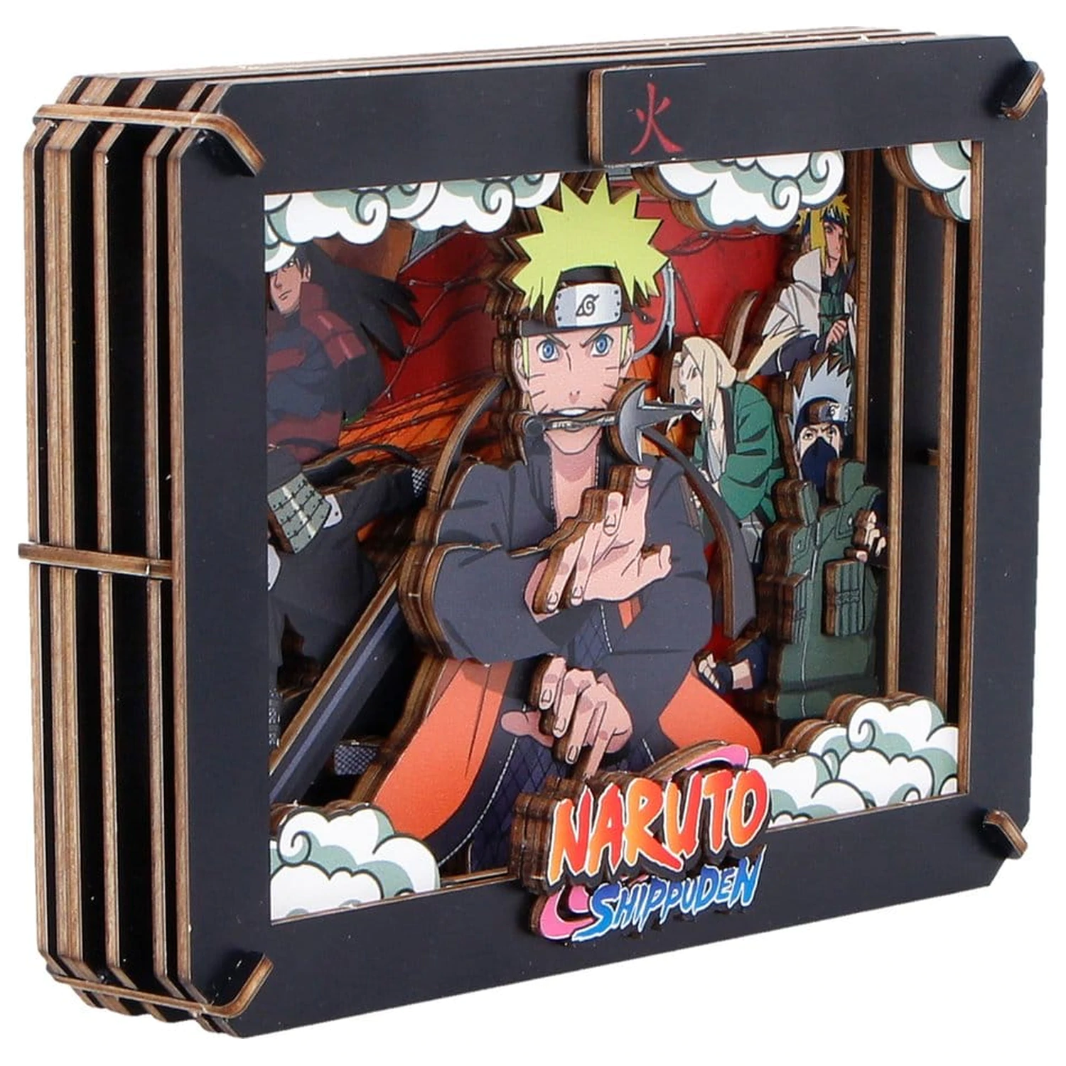Naruto Model Kit Wooden Theatre Hokage (Medium) 10 cm poza produsului