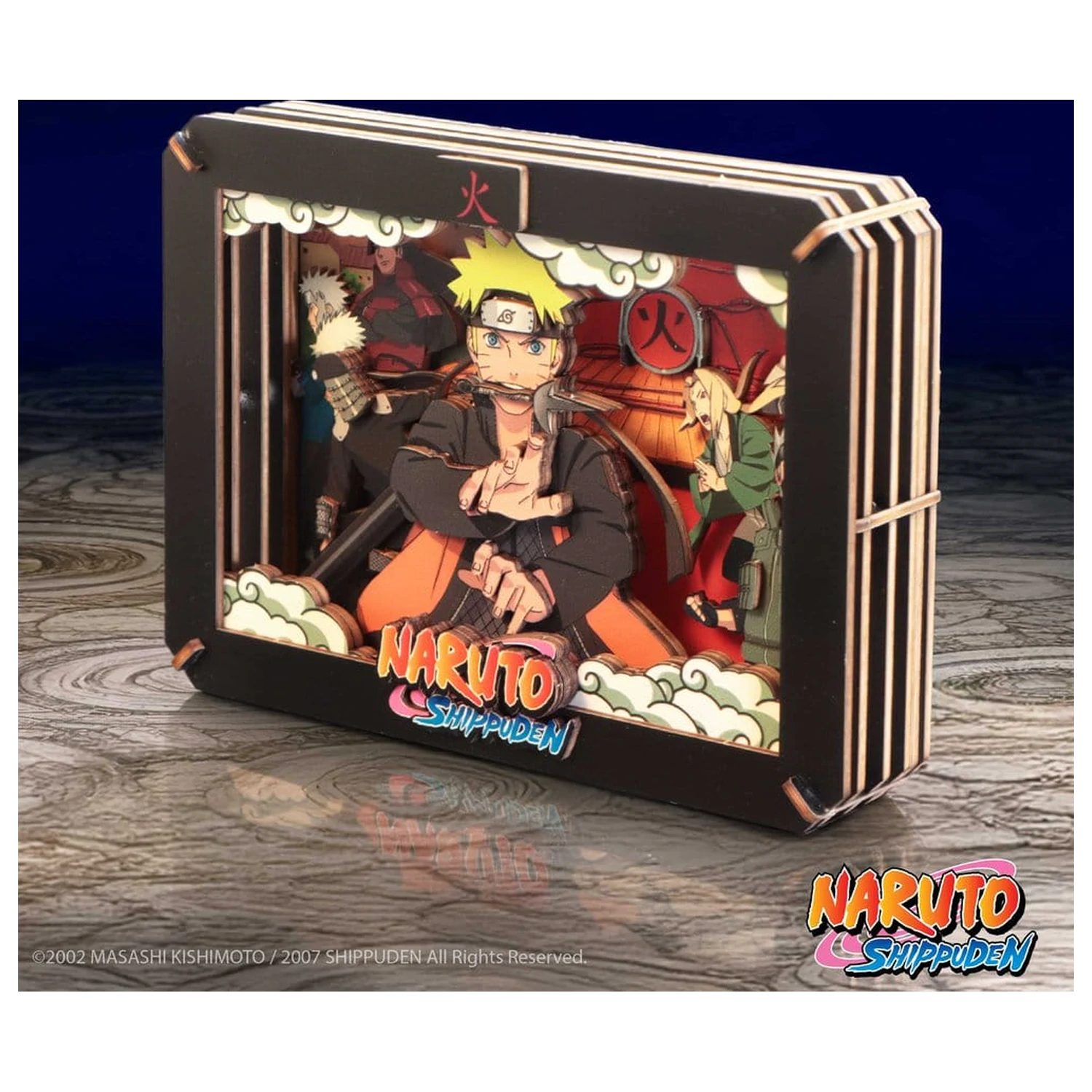Naruto Model Kit Wooden Theatre Hokage (Medium) 10 cm poza produsului