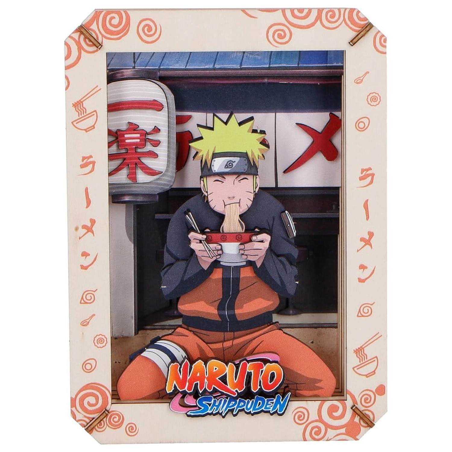 Naruto Model Kit Wooden Theatre Ramen (Mediu) 14 cm poza produsului