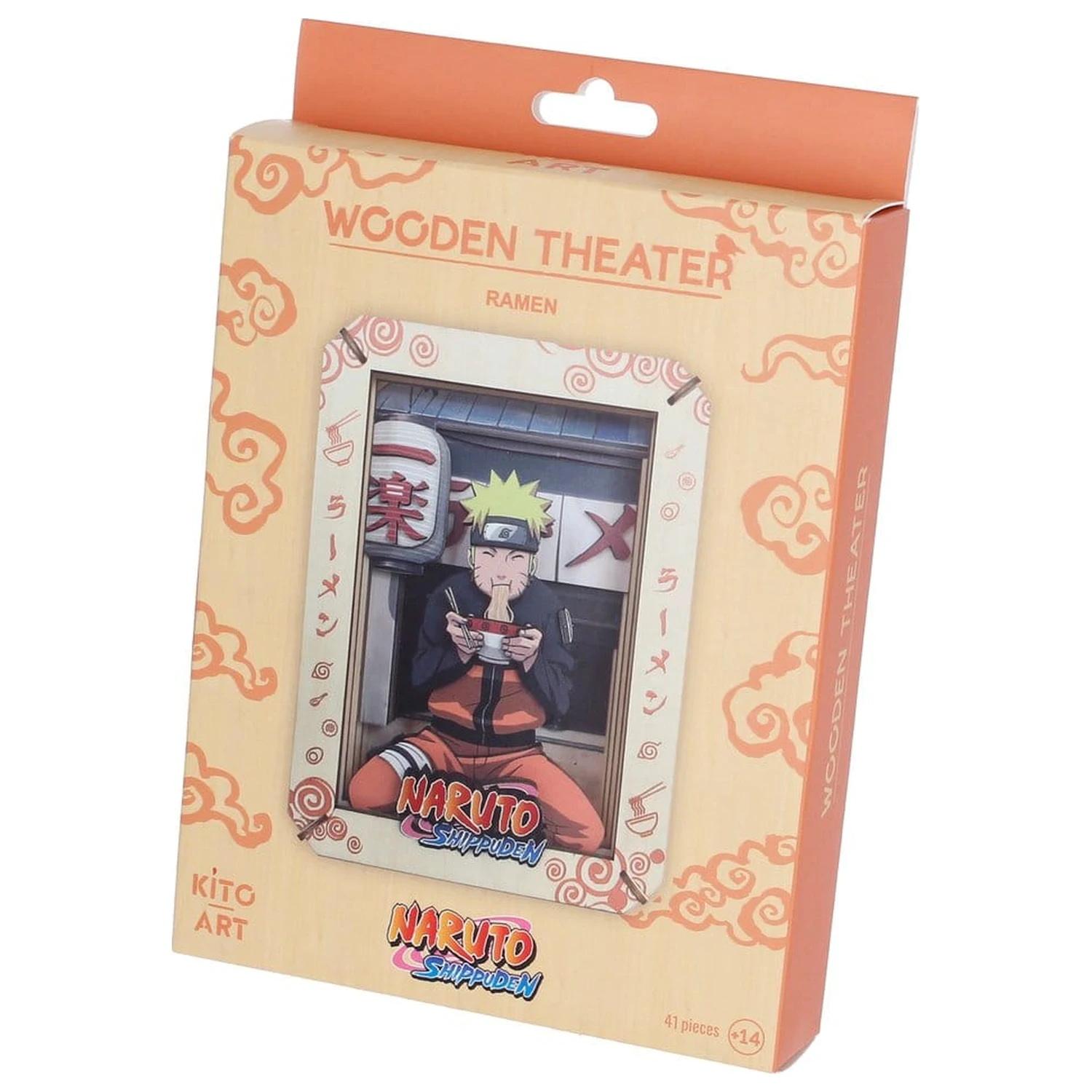 Naruto Model Kit Wooden Theatre Ramen (Mediu) 14 cm poza produsului