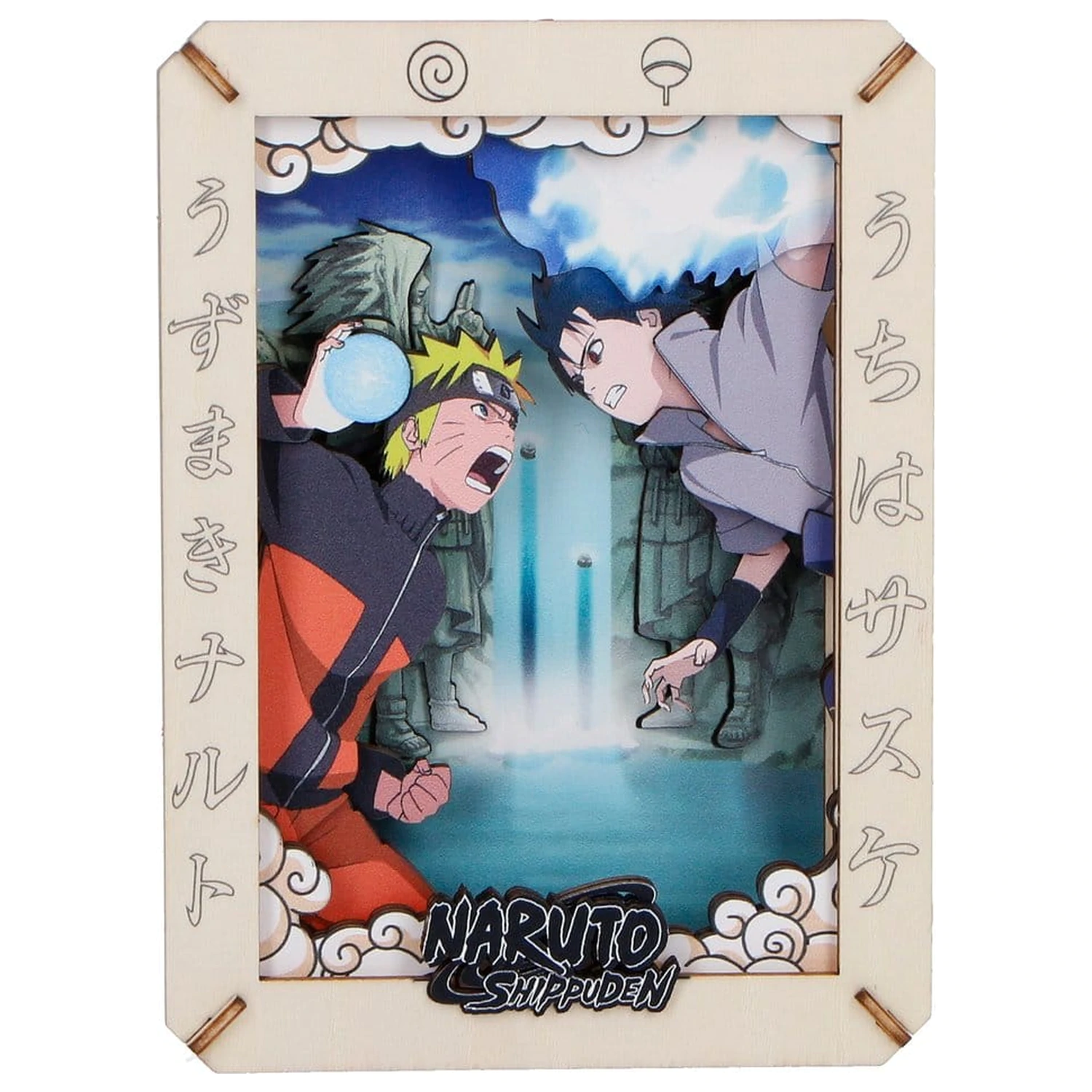 Naruto Model Kit Teatru din Lemn The Final Valley (Medium) 14 cm poza produsului