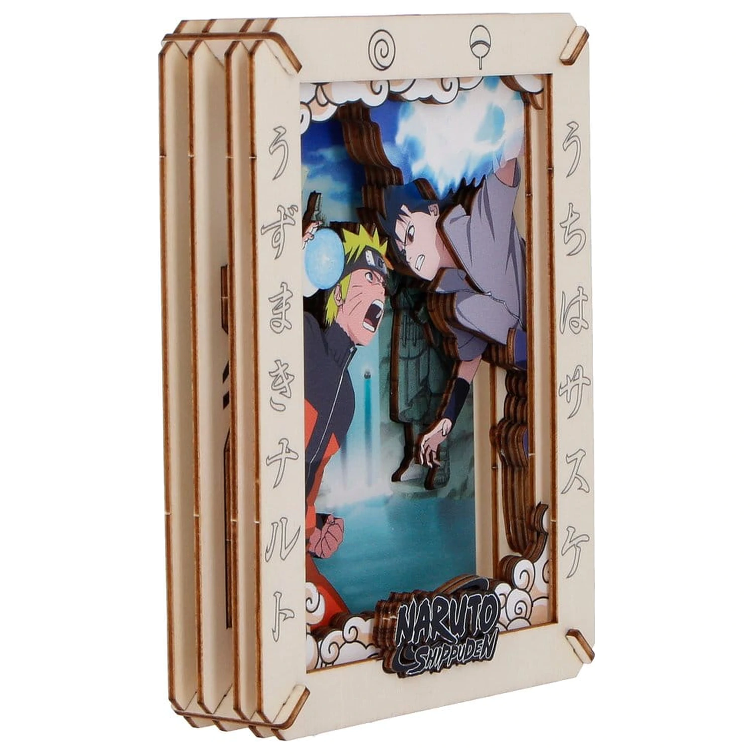 Naruto Model Kit Teatru din Lemn The Final Valley (Medium) 14 cm poza produsului