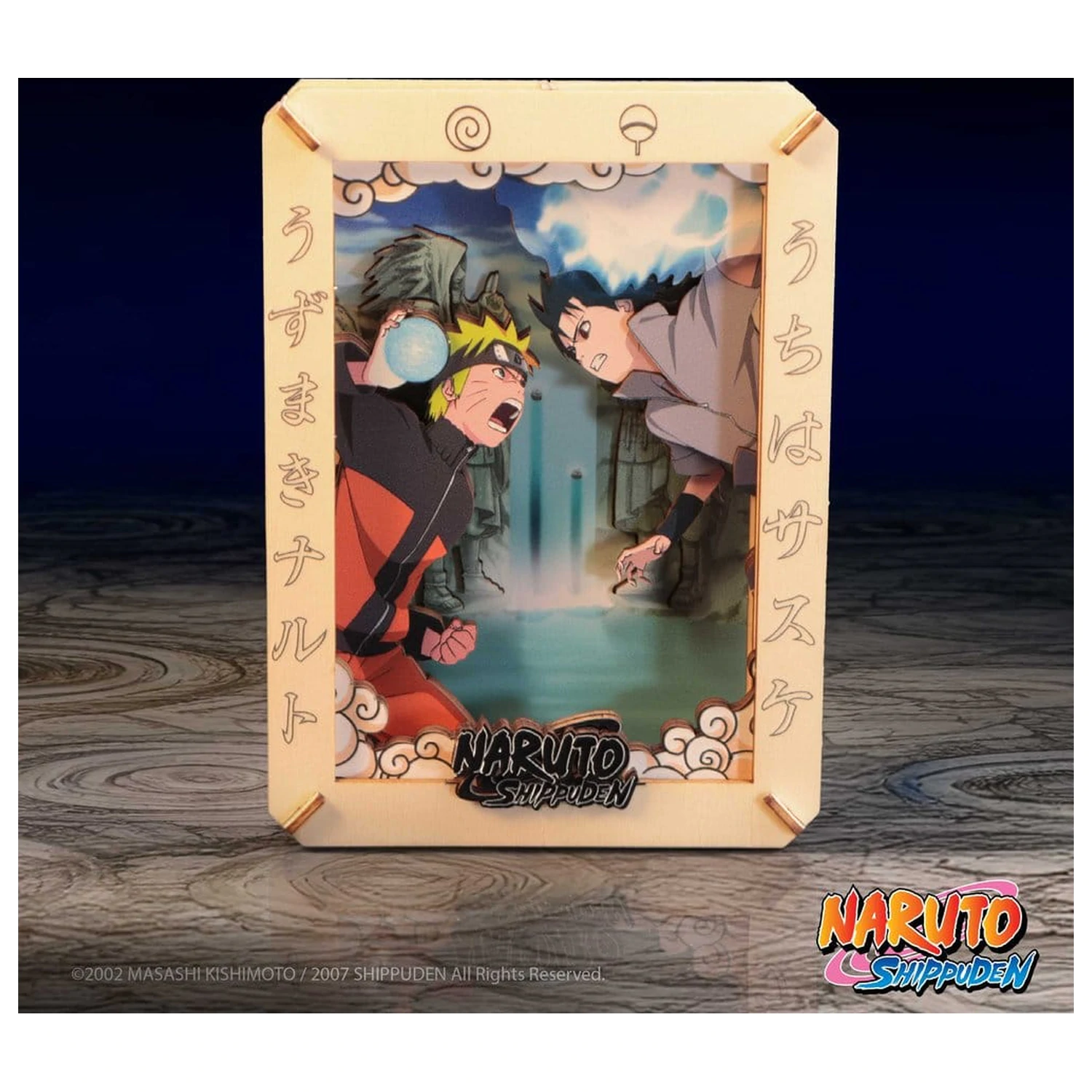 Naruto Model Kit Teatru din Lemn The Final Valley (Medium) 14 cm poza produsului