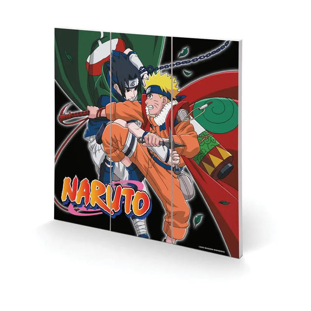 Naruto Tablou din Lemn Wall Art Training To Surpass The Other poza produsului