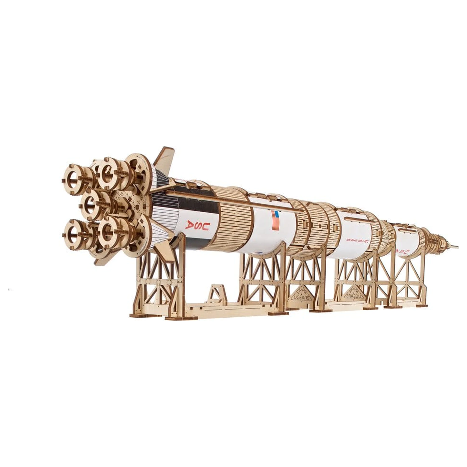 NASA Puzzle 3D din lemn Saturn V poza produsului