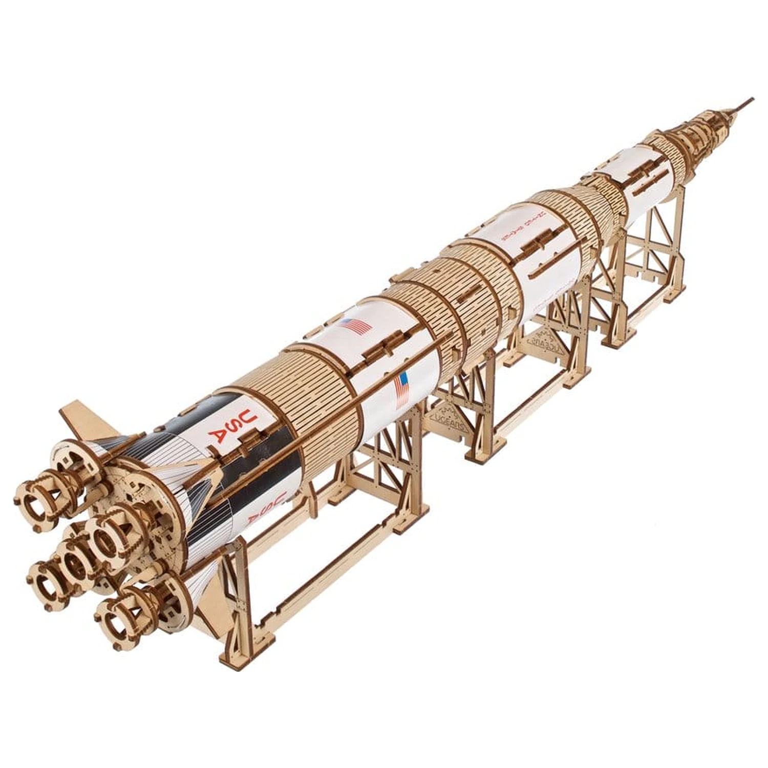 NASA Puzzle 3D din lemn Saturn V poza produsului