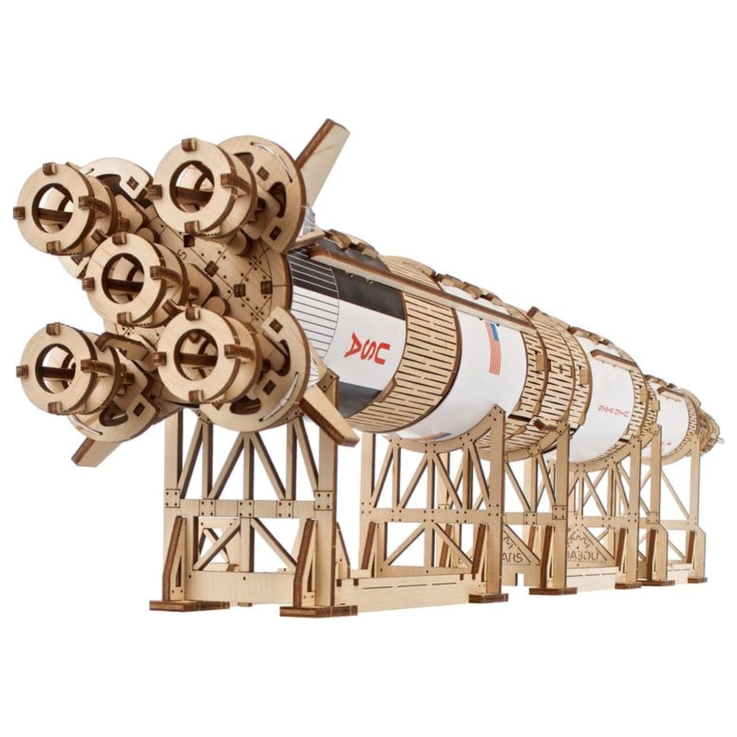 NASA Puzzle 3D din lemn Saturn V poza produsului