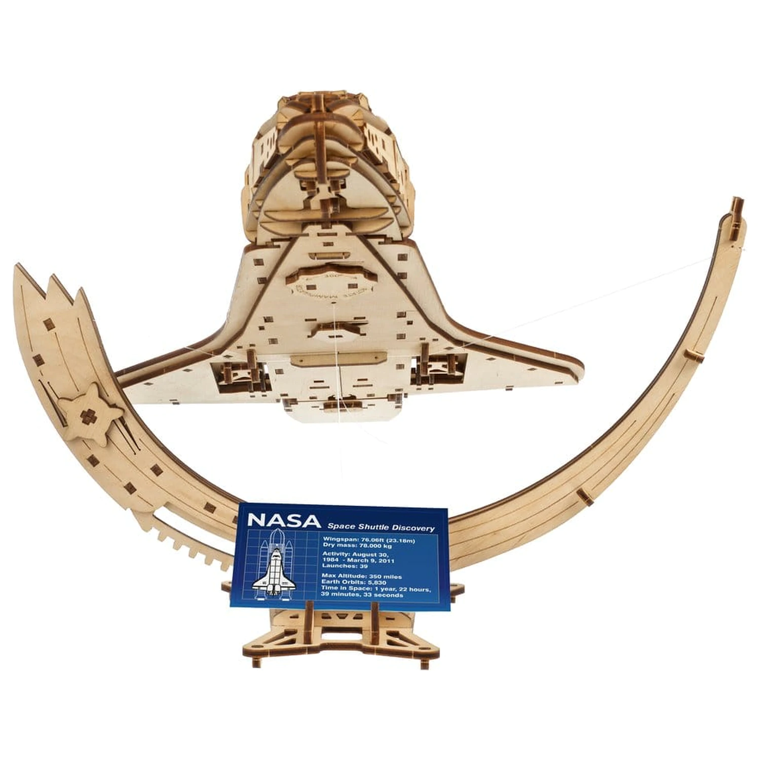 NASA 3D Puzzle din Lemn Space Shuttle Discovery poza produsului