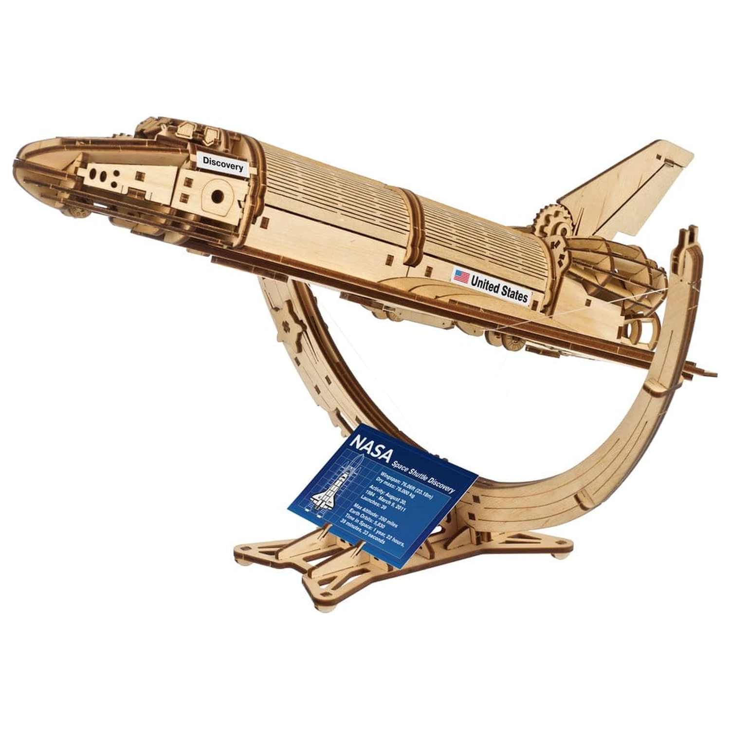 NASA 3D Puzzle din Lemn Space Shuttle Discovery poza produsului