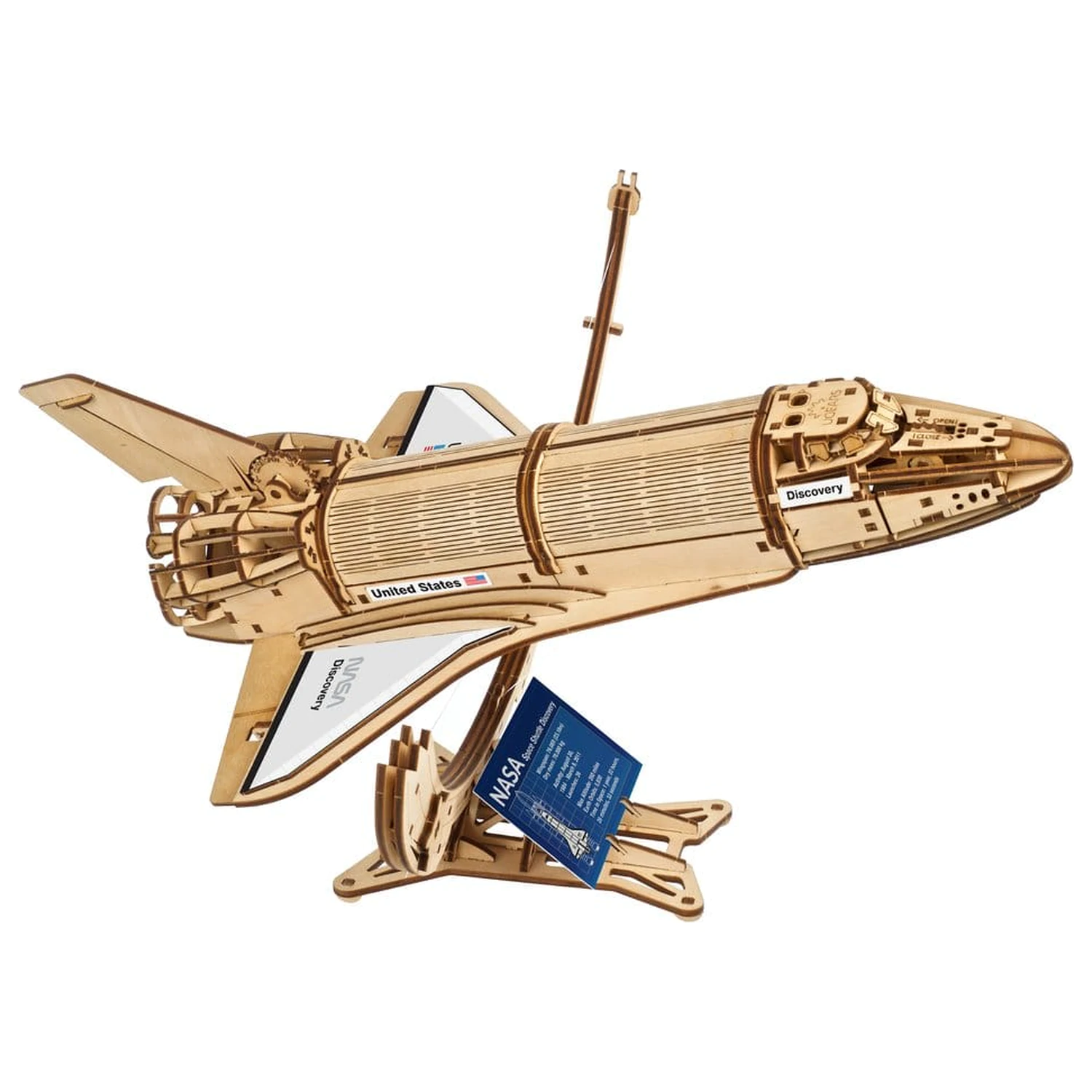 NASA 3D Puzzle din Lemn Space Shuttle Discovery poza produsului