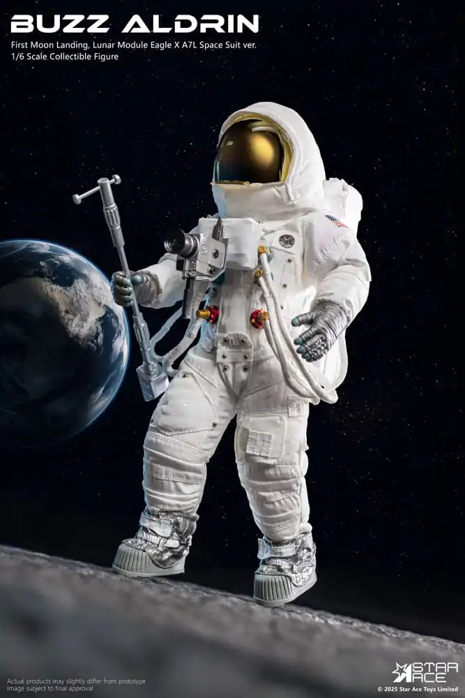 NASA Apollo 11 Figurina de actiune 1/6 Buzz Aldrin 30 cm poza produsului
