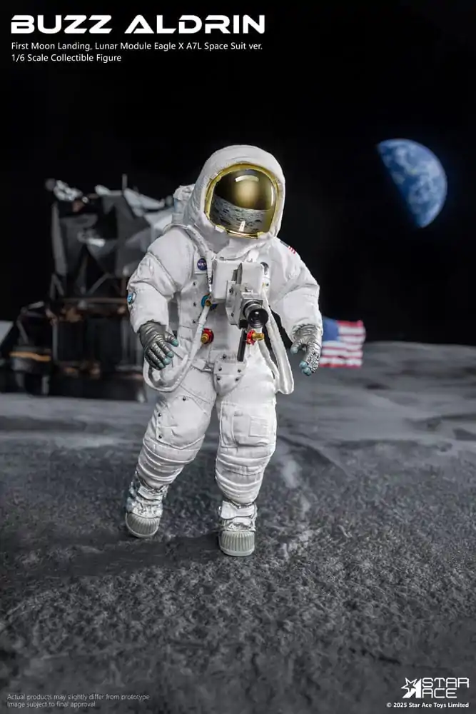 NASA Apollo 11 Figurina de actiune 1/6 Buzz Aldrin 30 cm poza produsului