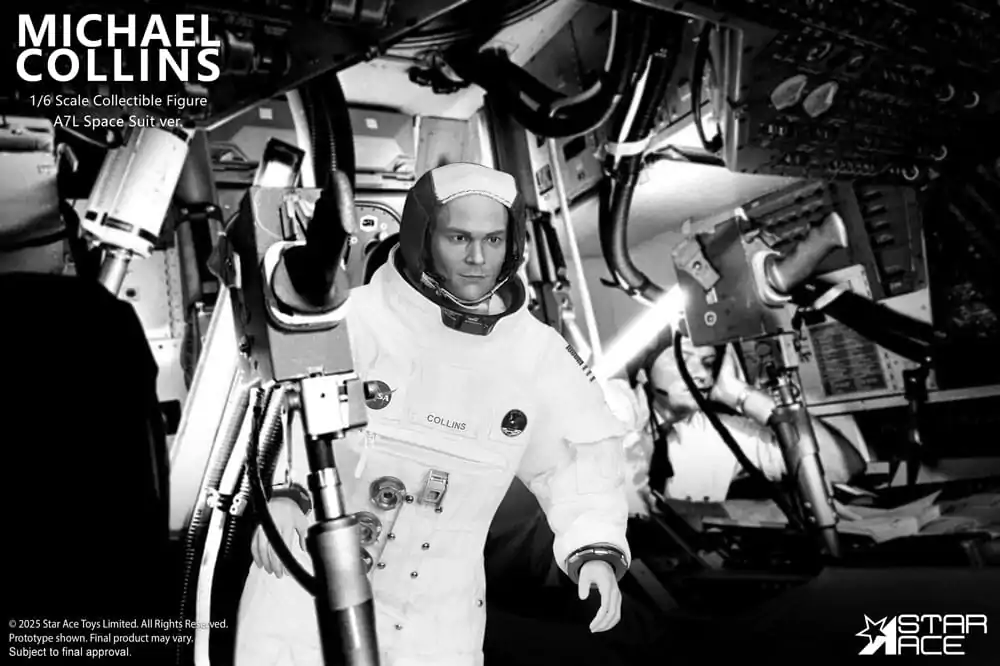 Figurină de acțiune NASA Apollo 11 1/6 Michael Collins 30 cm poza produsului