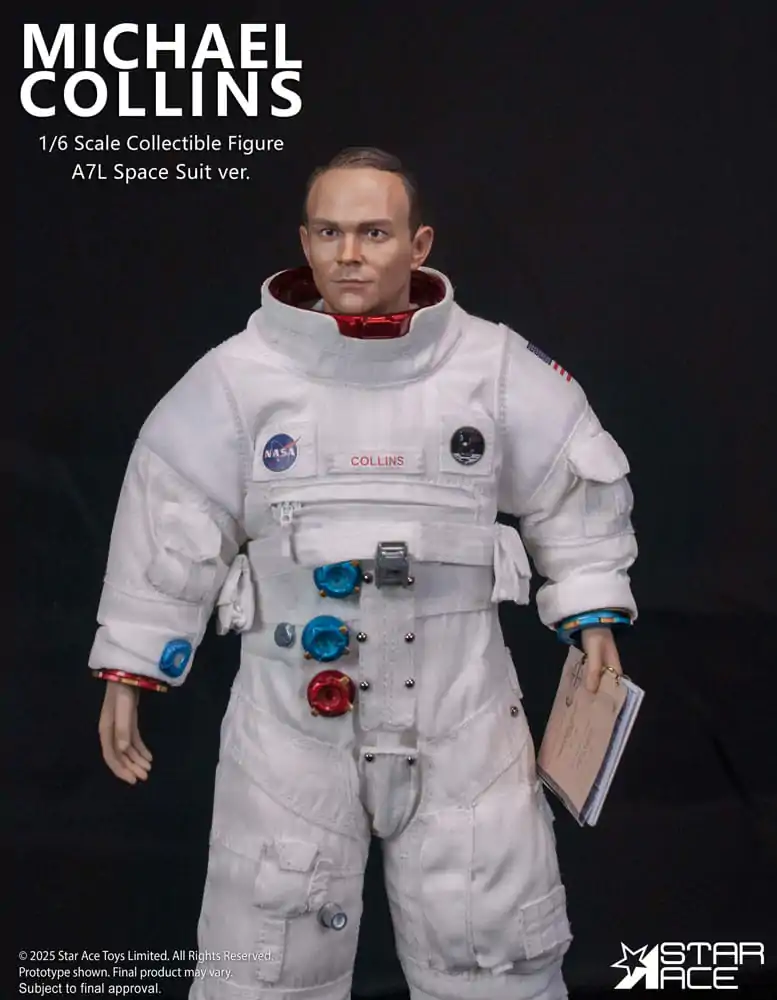 Figurină de acțiune NASA Apollo 11 1/6 Michael Collins 30 cm poza produsului