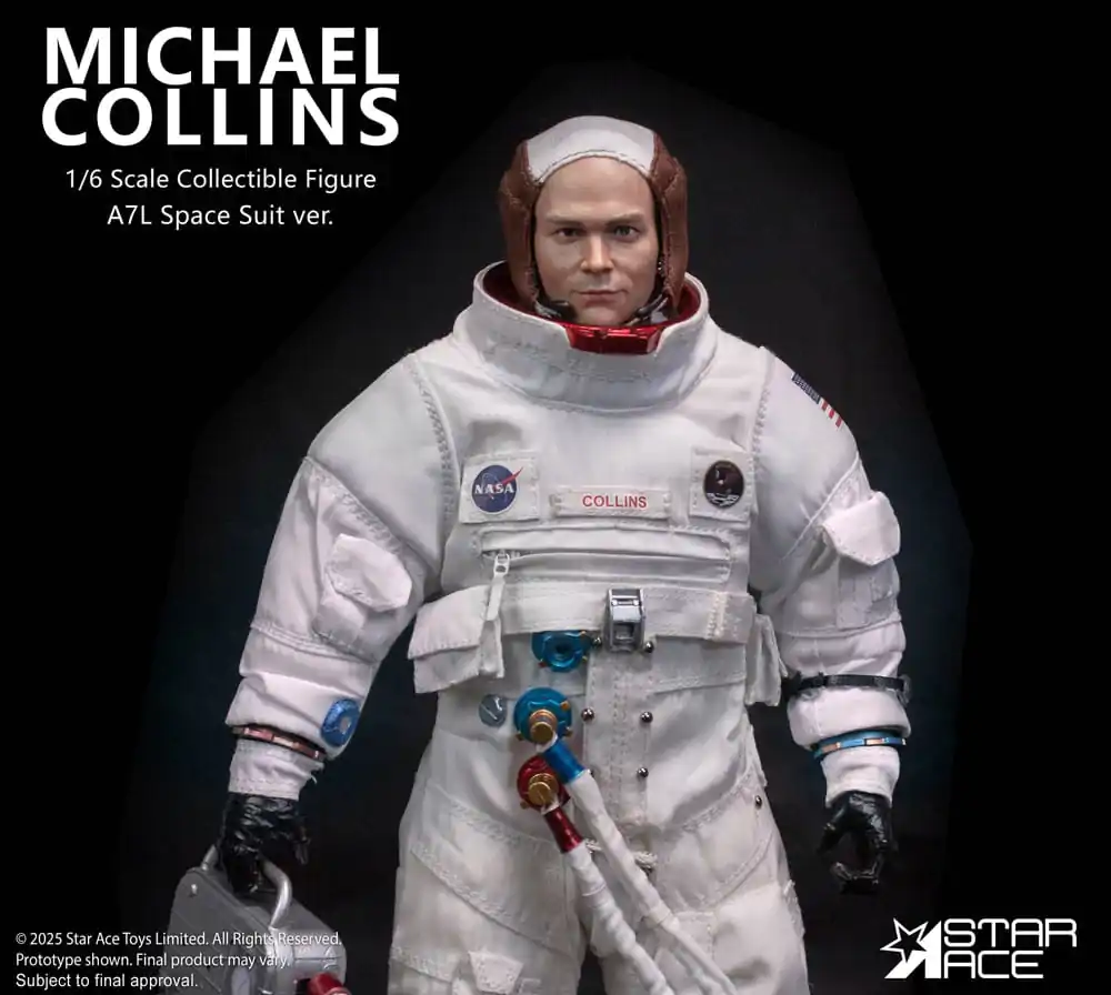 Figurină de acțiune NASA Apollo 11 1/6 Michael Collins 30 cm poza produsului