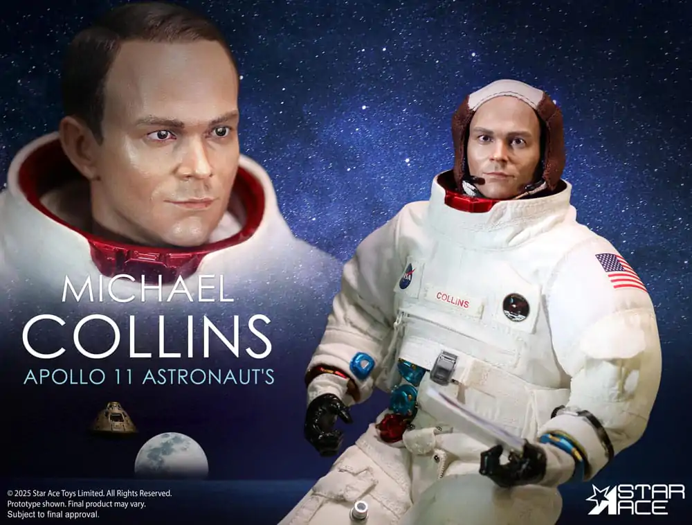 Figurină de acțiune NASA Apollo 11 1/6 Michael Collins 30 cm poza produsului