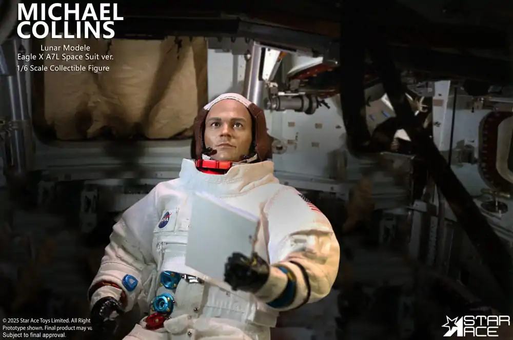 Figurină de acțiune NASA Apollo 11 1/6 Michael Collins 30 cm poza produsului