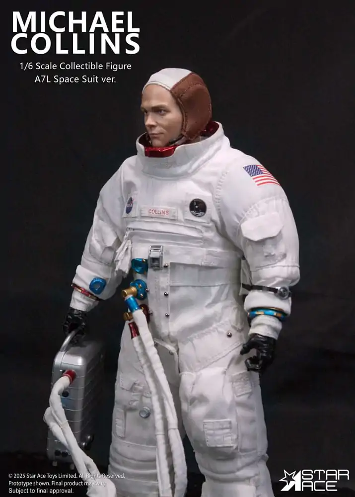 Figurină de acțiune NASA Apollo 11 1/6 Michael Collins 30 cm poza produsului