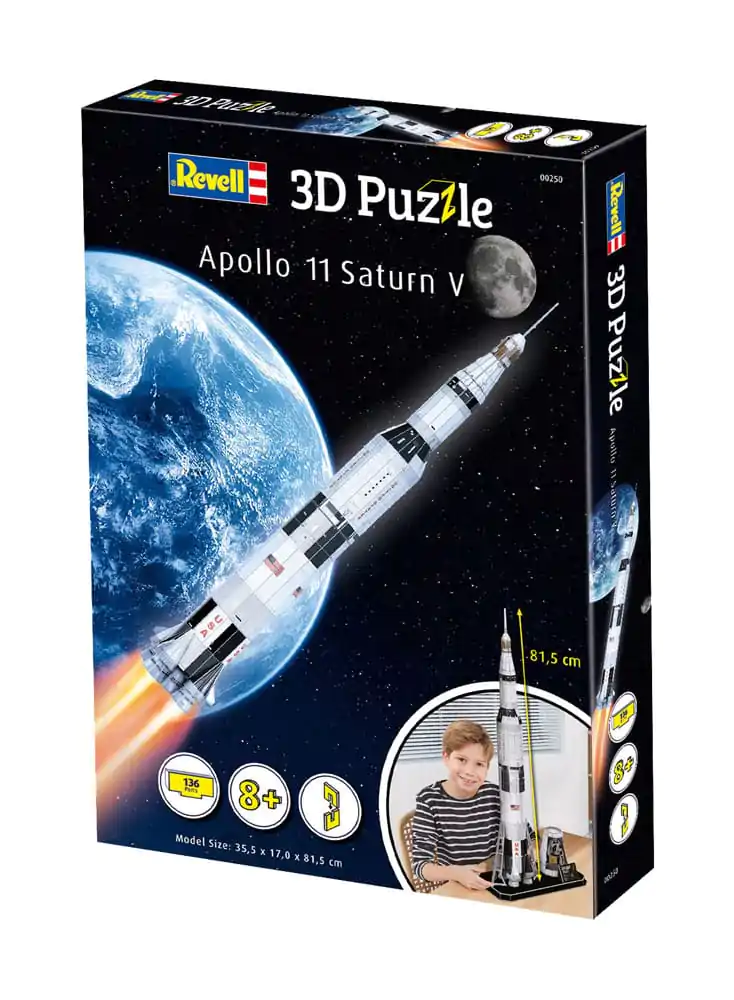 NASA Puzzle 3D Apollo 11 Saturn V 81 cm poza produsului