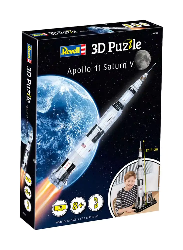 NASA Puzzle 3D Apollo 11 Saturn V 81 cm poza produsului