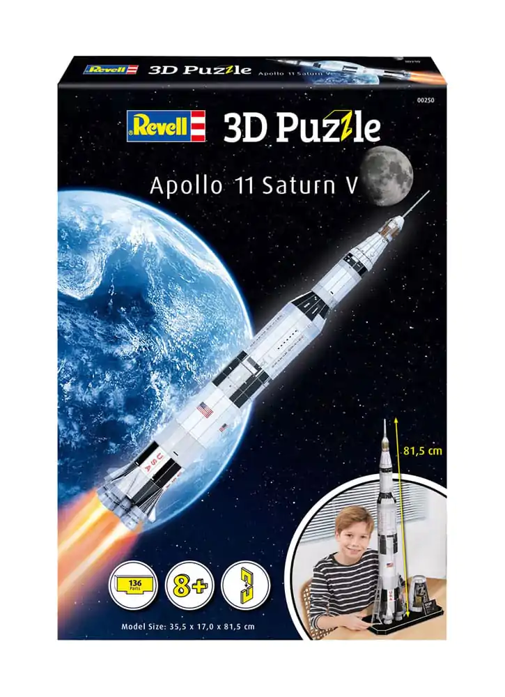 NASA Puzzle 3D Apollo 11 Saturn V 81 cm poza produsului