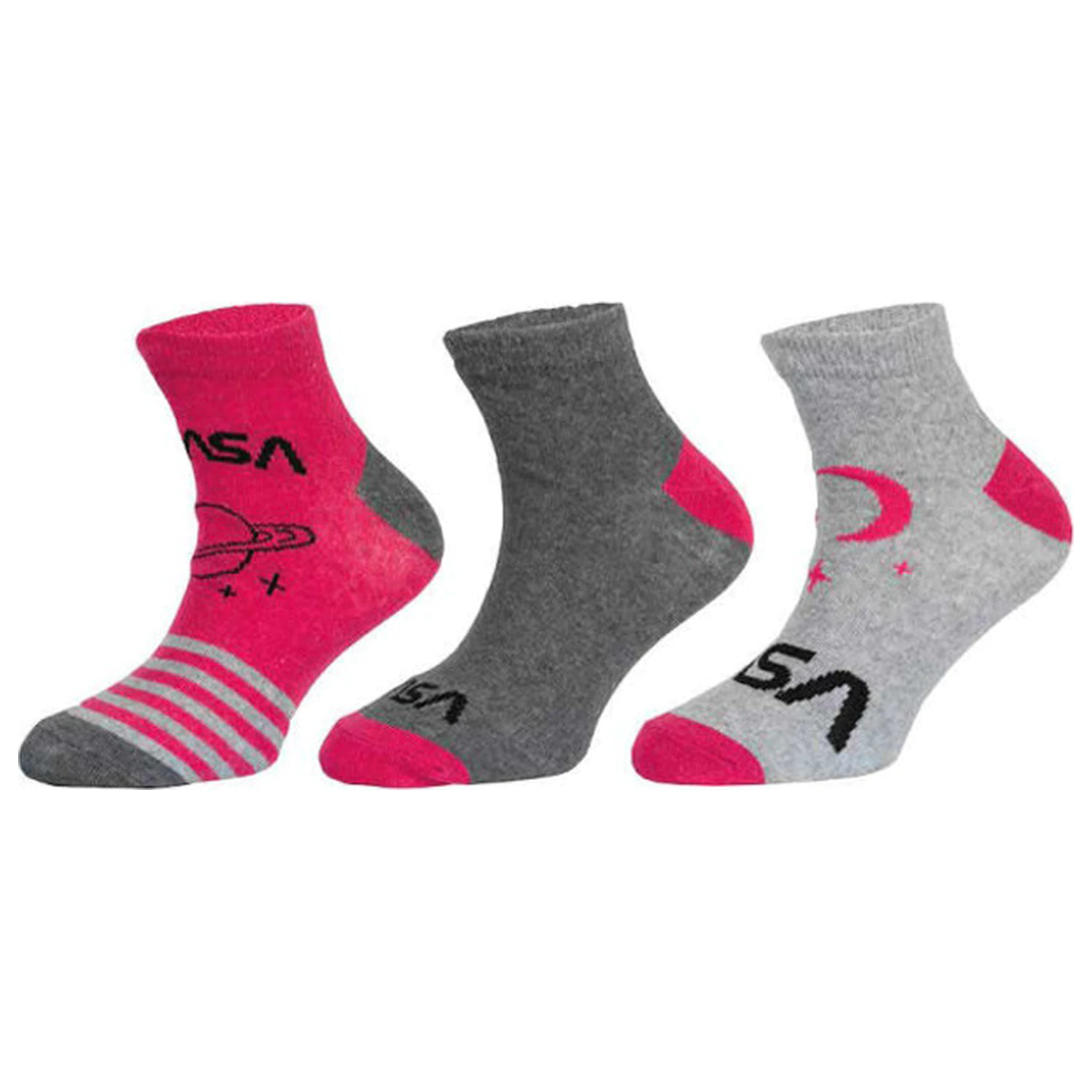 NASA Pink Moon Secret Socks pentru copii 23/26 poza produsului